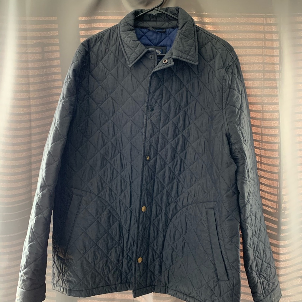 J. Crew Men’s Black Quilted Size Large Jacket